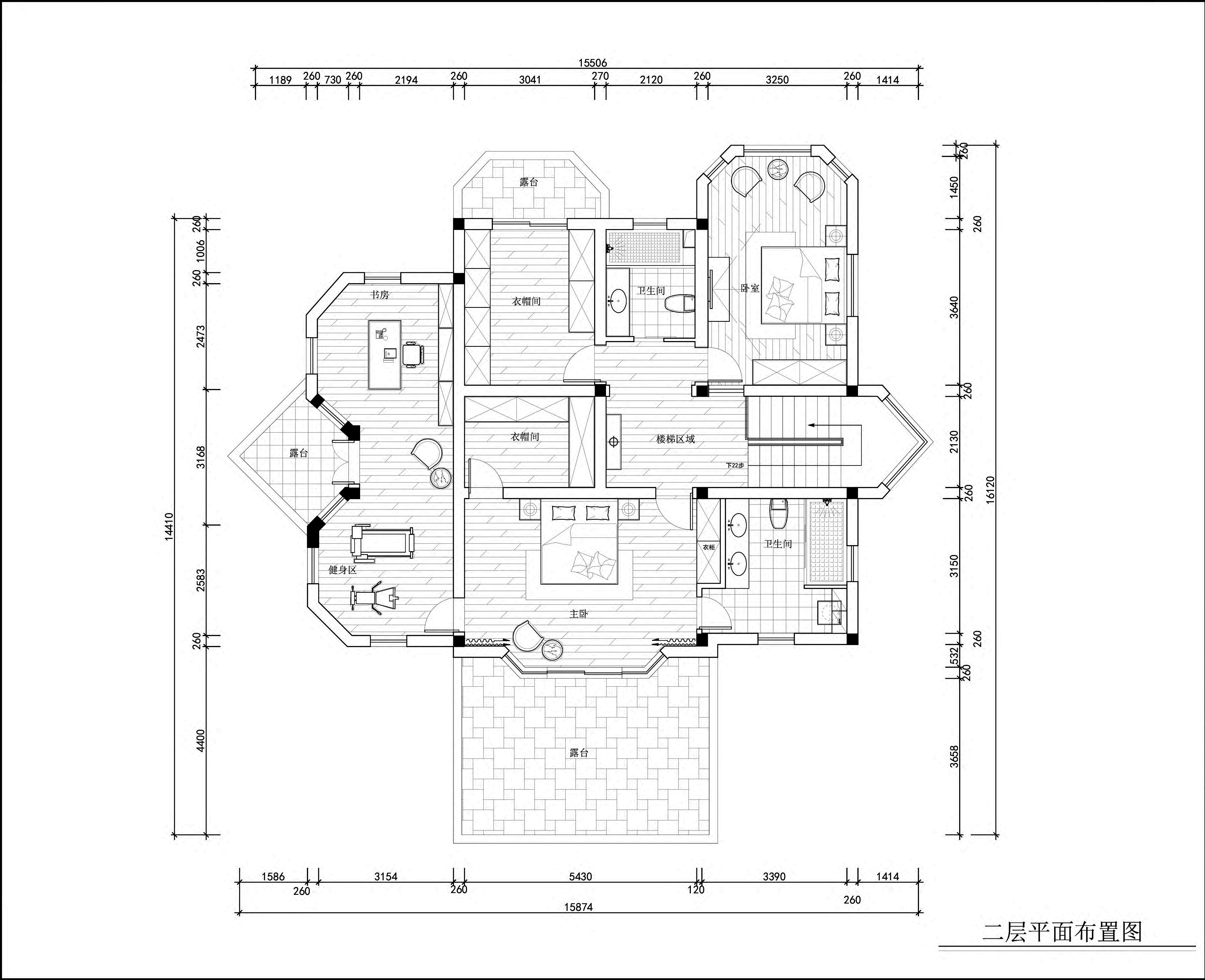 加州花园现代简约别墅装修效果图